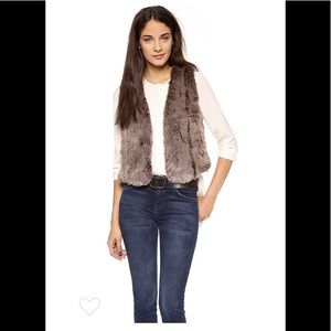 Madewell Faux Fur Vest Small